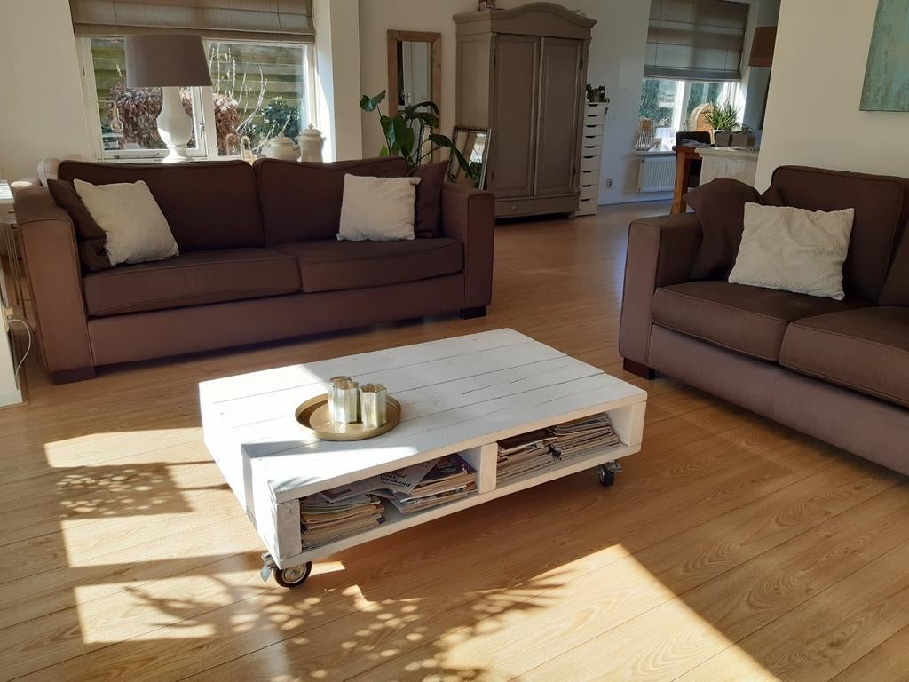 Bankstel of 2 losse banken te koop, Ophalen, Gebruikt