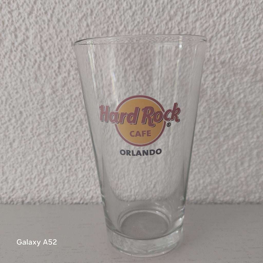 Hard Rock café Orlando bierglas, Verzamelen, Ophalen of Verzenden, Zo goed als nieuw, Glas of Glazen, Overige merken