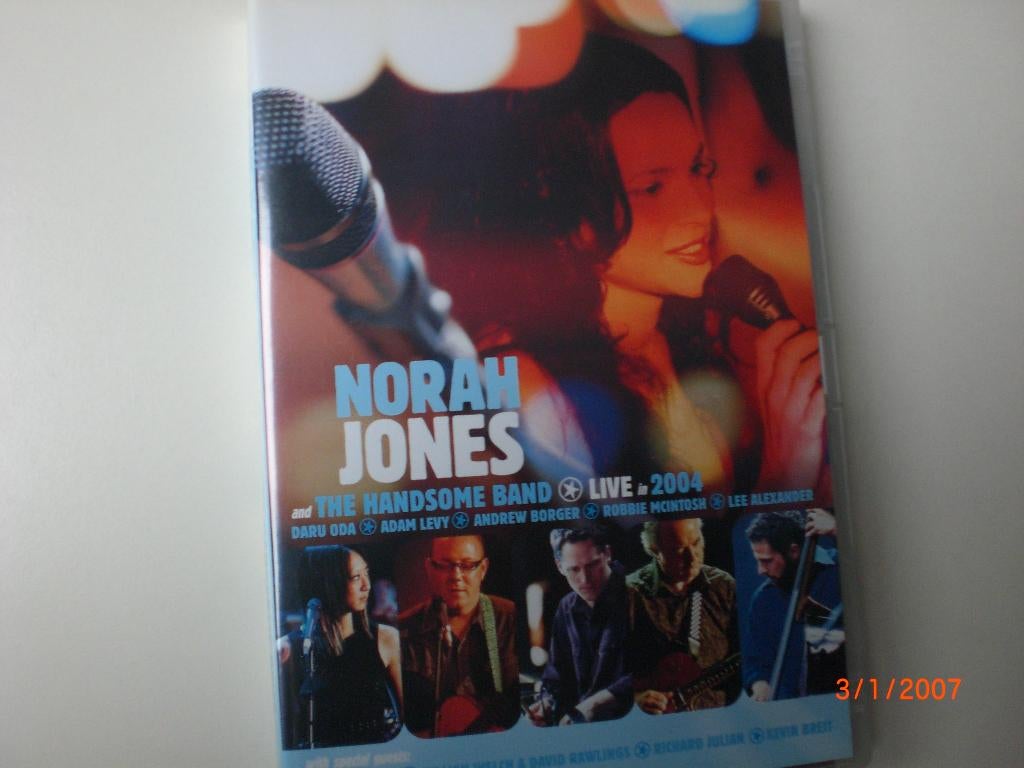 dvd Norah Jones and The Handsome Band Live ( + Dolly Parton, Alle leeftijden, Ophalen of Verzenden, Zo goed als nieuw, Muziek en Concerten