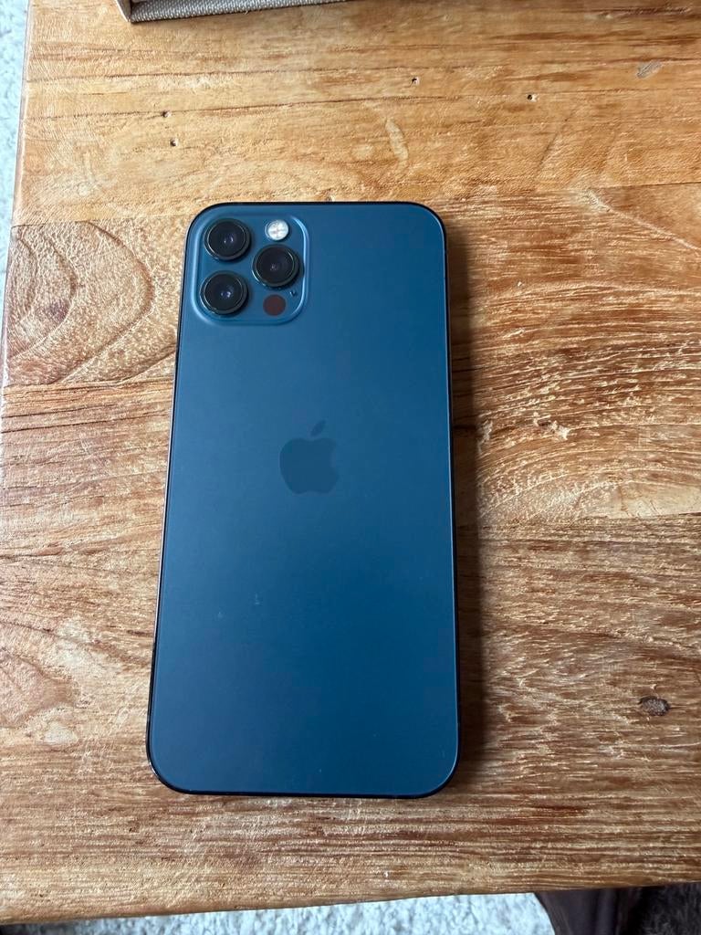 IPhone 12 Pro, Telecommunicatie, Mobiele telefoons | Apple iPhone, 128 GB, Blauw, Zo goed als nieuw, IPhone 12 Pro