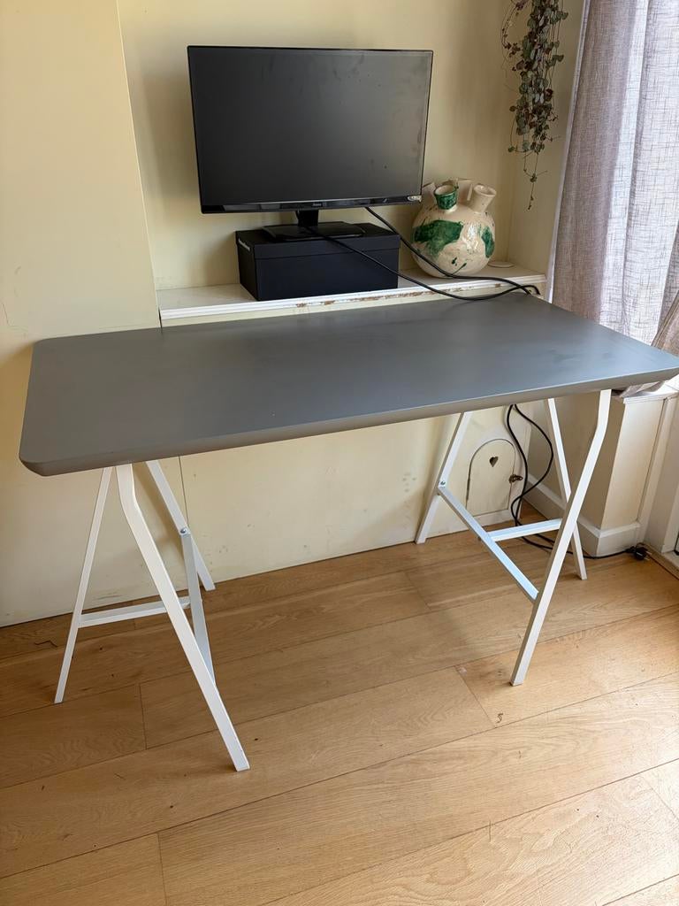 IKEA bureau groen tafelblad 120x60cm, Ophalen, Gebruikt, IKEA, Groen