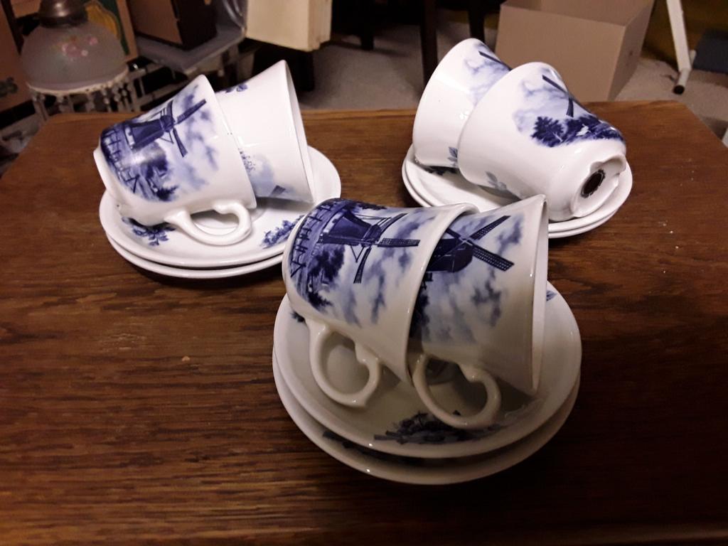 Delfts  blauw kop en schotel., Ophalen of Verzenden