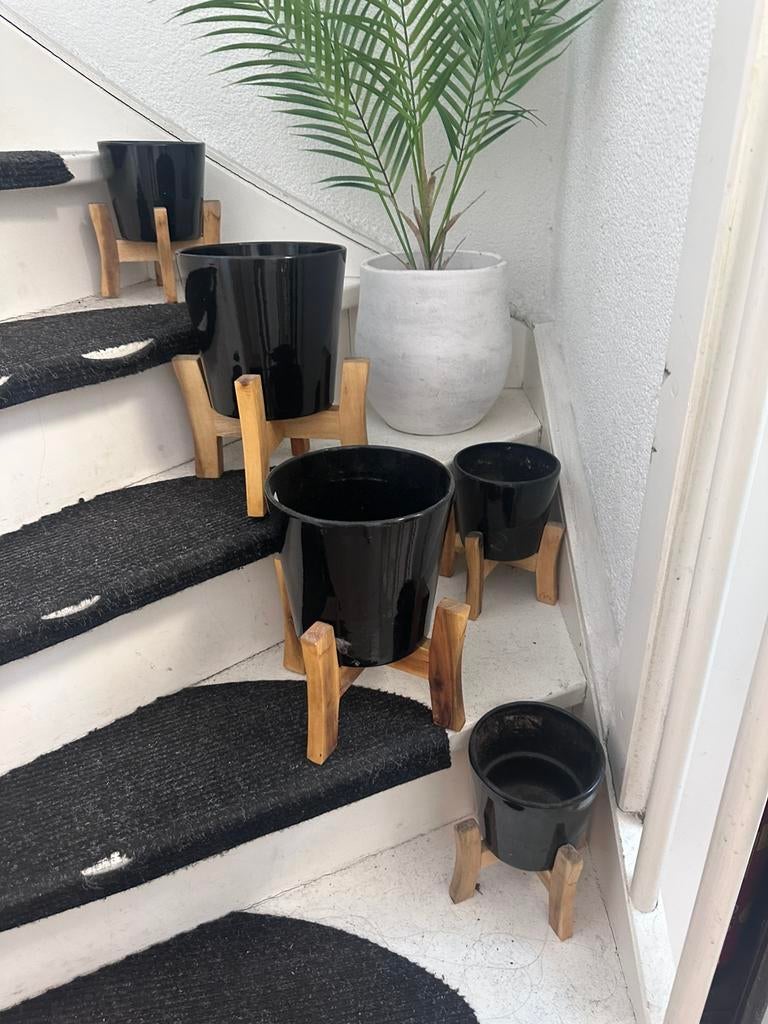 Bloembakken, Kunststof, Minder dan 30 cm, Rond, Ophalen of Verzenden