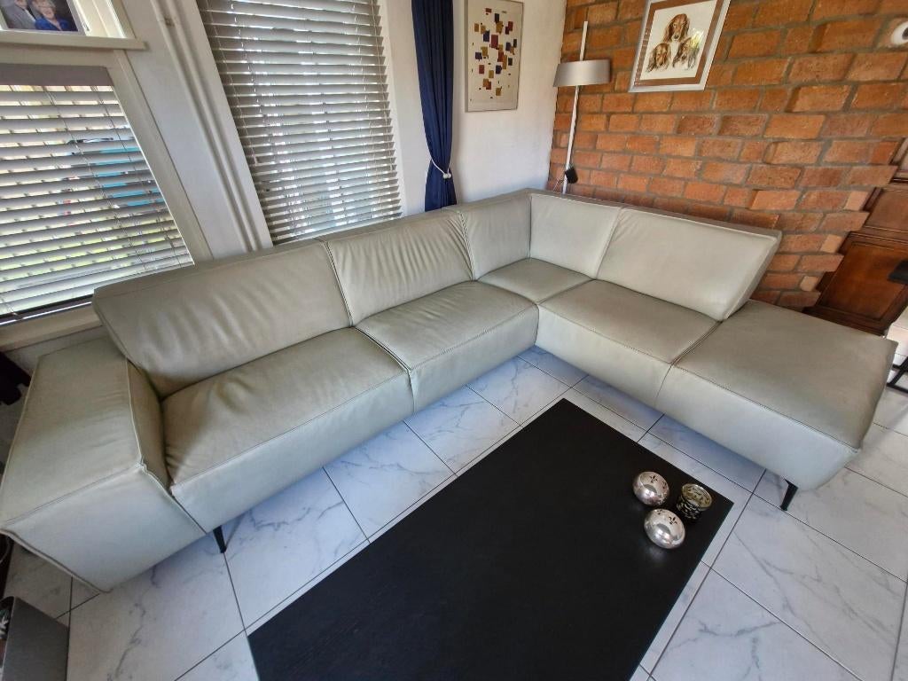 Montél Hoekbank, Ophalen, Minder dan 75 cm, Hoekbank, Leer