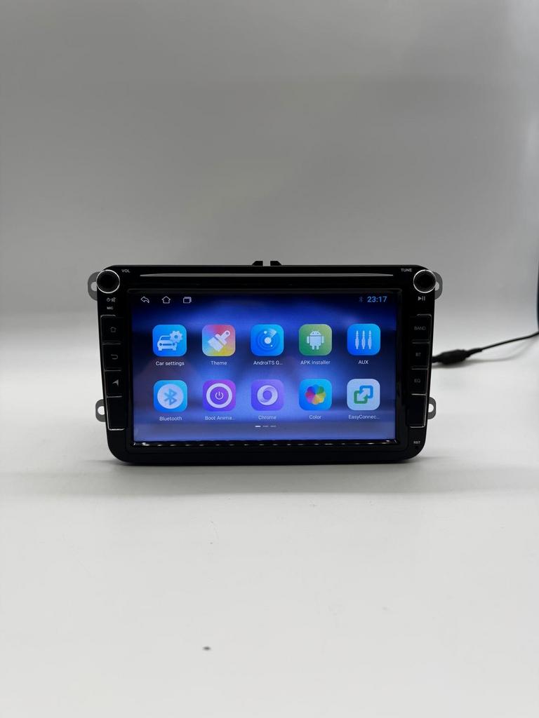 8 Inch Android Autoradio Navigatie VW Seat Skoda Multimedia, Ophalen of Verzenden, Zo goed als nieuw