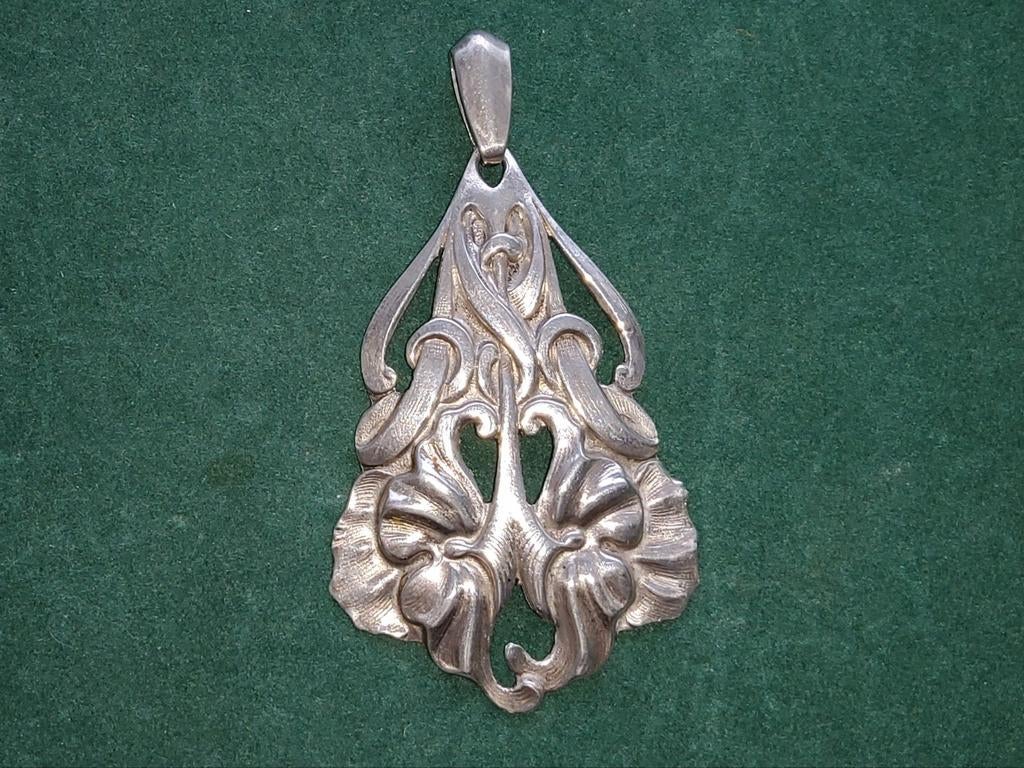 Antieke ZILVEREN HANGER van Alex Meijer te Schoonhoven, Antiek en Kunst, Ophalen of Verzenden, Zilver
