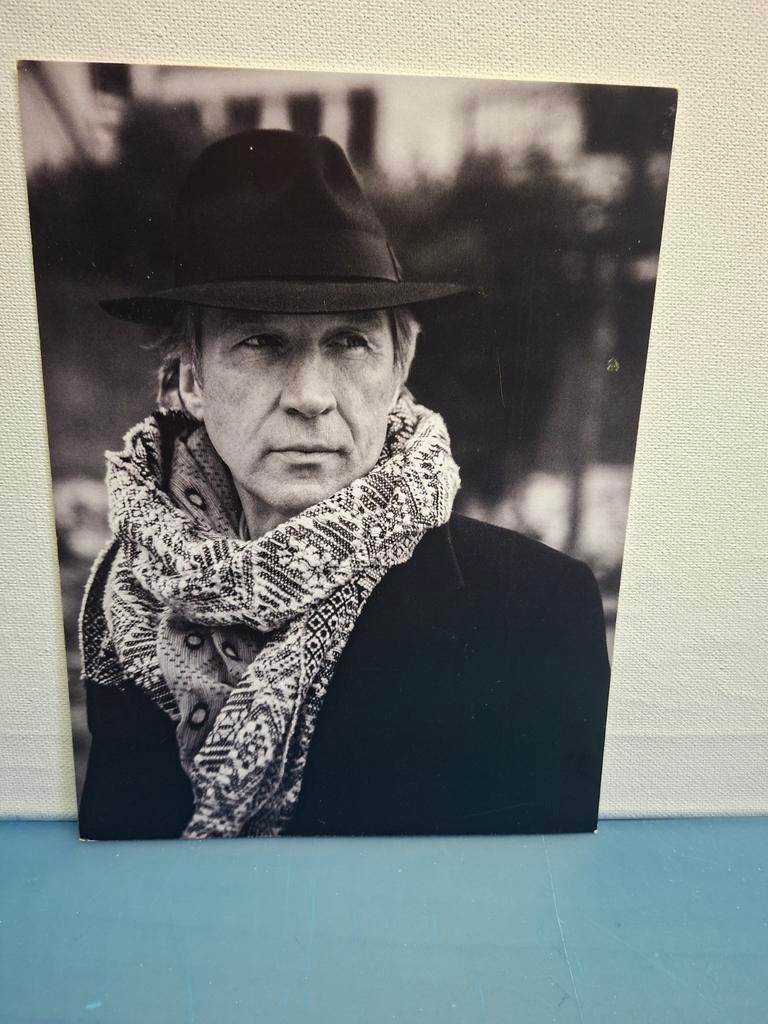 FRANK BOEIJEN ZANGER, Verzenden, Nieuw, Foto of Kaart, Gesigneerd