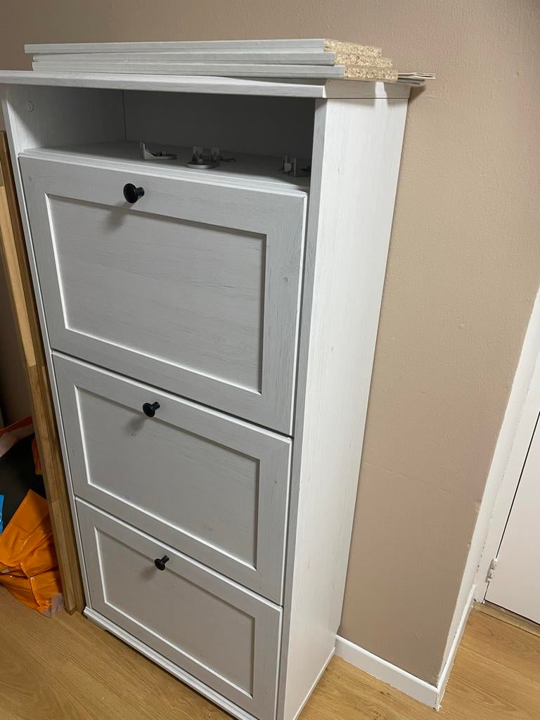 IKEA BRUSALI Schoenenkast met 3 vakken, Ophalen, Gebruikt