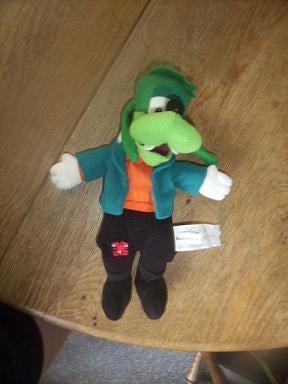 Disney Goofy amerikaanse beany Goofenstein 20cm, Verzamelen, Ophalen of Verzenden, Goofy of Pluto, Zo goed als nieuw, Beeldje of Figuurtje