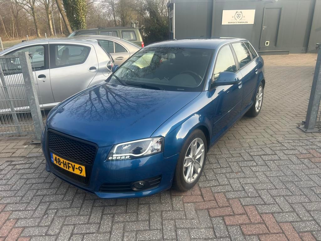 Audi A3 1.4 Tfsi 92KW Sportback 2008 Blauw, Auto's, Voorwielaandrijving, 4 cilinders, Blauw, Origineel Nederlands