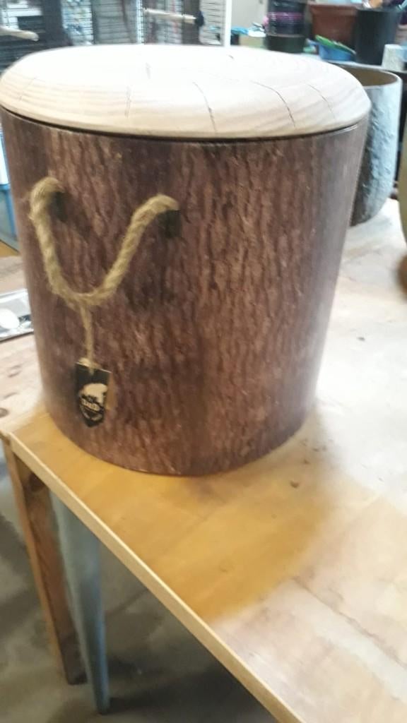 Katten poef, Ophalen, Nieuw, Riet