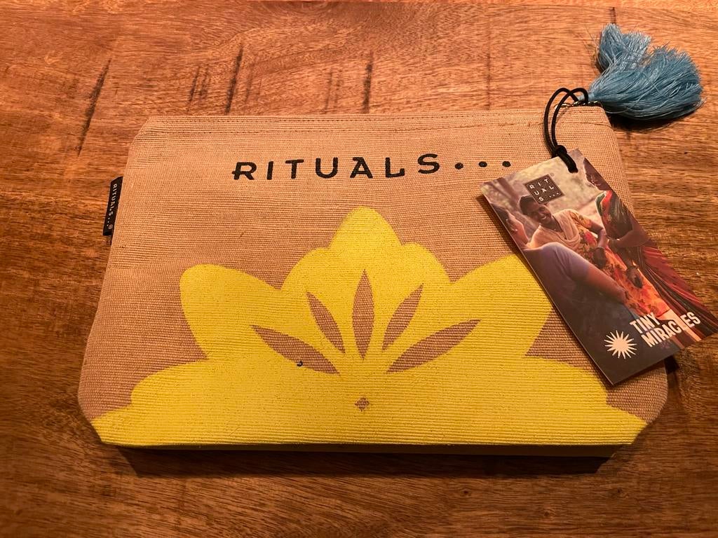 Rituals pouch - Rituals of seshen limited  editie, Beige, Minder dan 40 cm, Nieuw, Minder dan 35 cm