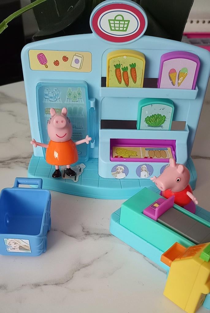 Peppa Pig supermarkt speelset, Ophalen