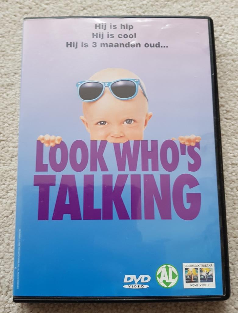 Look who's talking deel 1 film dvd komedie baby familie dvds, Alle leeftijden, Verzenden, Zo goed als nieuw, Romantische komedie