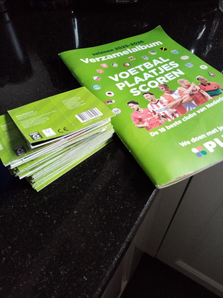 Voetbalstickers spaaractie plus, Verzamelen, Plus, Ophalen