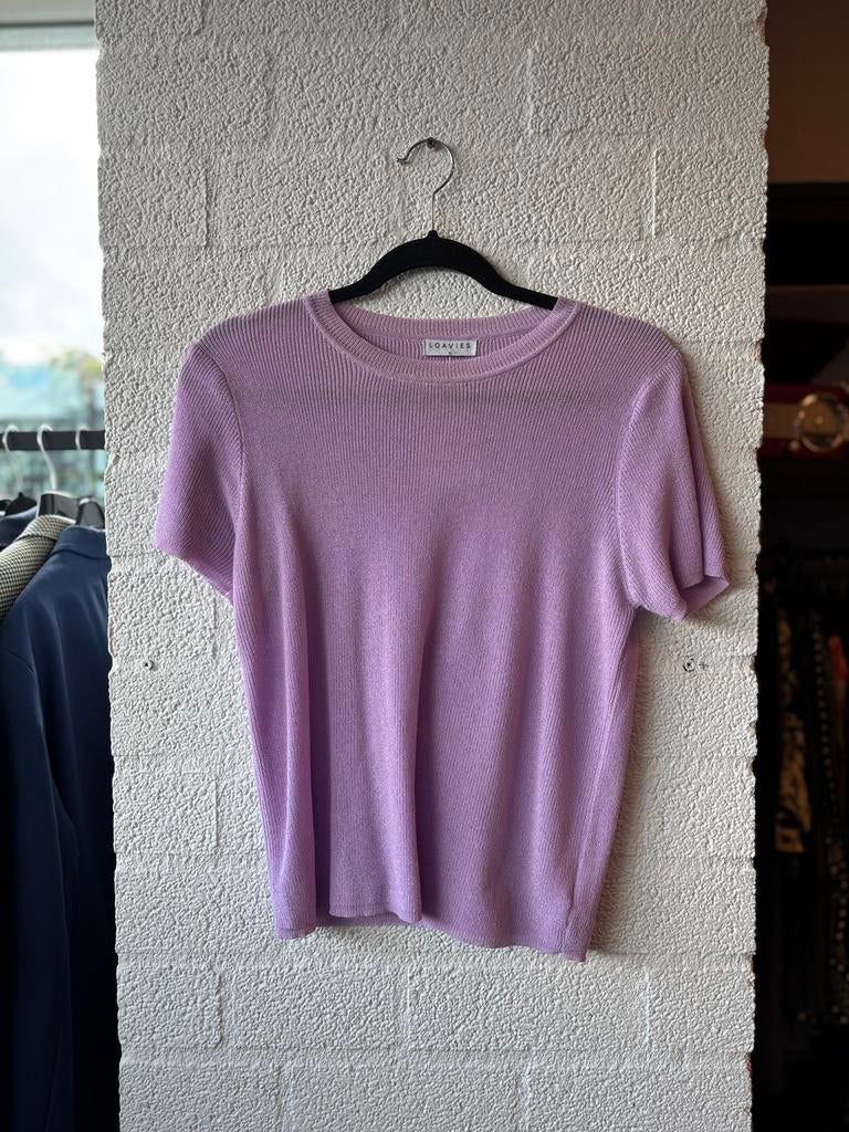 Loavies shirt maat S paars lila, Paars, Ophalen of Verzenden, Zo goed als nieuw, Korte mouw