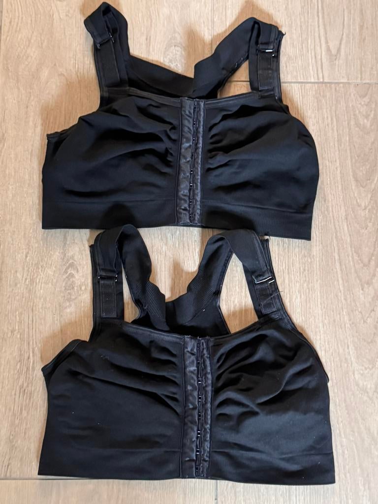 2x carefix mary postoperatieve bh zwart maat M, Kleding | Dames, Ondergoed en Lingerie, Ophalen of Verzenden, Zwart, BH