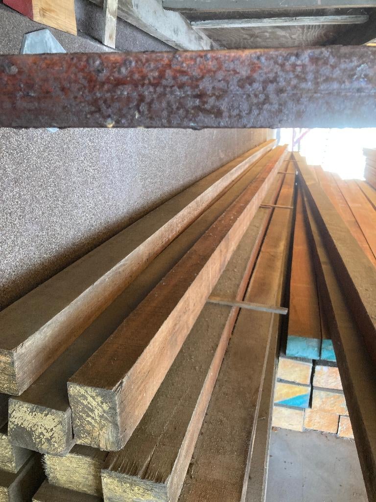 Meranti kozijnhout, Doe-het-zelf en Verbouw, Ophalen, Nieuw, Balk, Overige houtsoorten