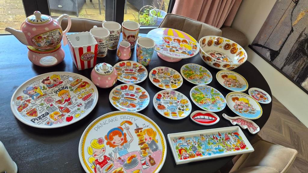 Grote set Blond Amsterdam servies, Ophalen of Verzenden, Aardewerk, Blond Amsterdam, Bord(en)