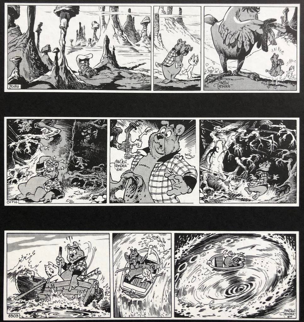 Marten Toonder - Heer Bommel en de natuur + extra's (1999), Gelezen, Marten Toonder, Verzenden, Eén stripboek