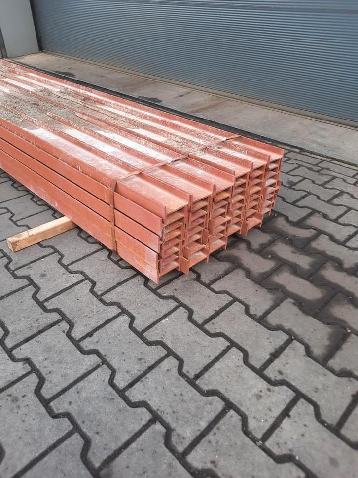 Partij IPE 100 gestraald, gemenied stalen balken L=3000mm, Gebruikt, Ophalen of Verzenden, IPE, Info@bolkmachinehandel.nl