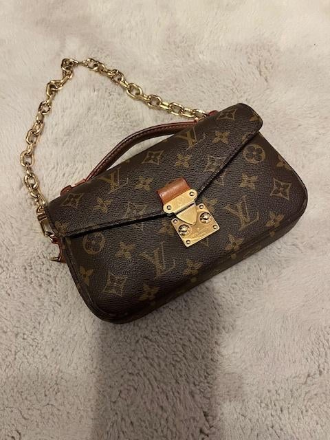 Louis Vuitton Pochette Métis East West Monogram - bag, Ophalen, Zo goed als nieuw, Bruin, Schoudertasje