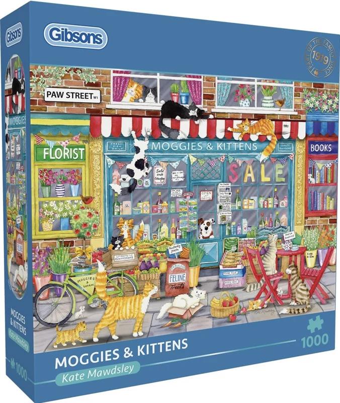 Gibsons - Moggies & Kittens - 1000 stukjes, Ophalen of Verzenden, 500 t/m 1500 stukjes, Nieuw, Legpuzzel