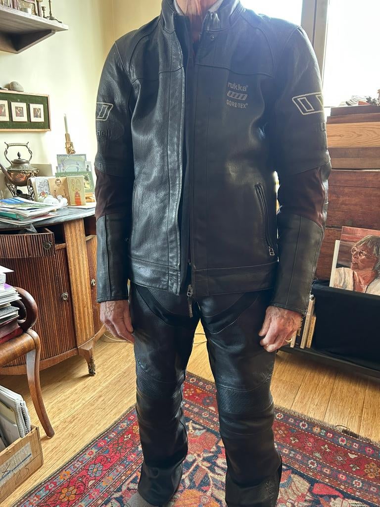 Rukka ProShell Gore-Tex/ Leer Motorbroek, Ophalen, Broek | leer, Heren, Rukka