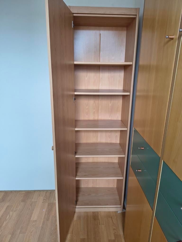 Legkast met deur - Beukenkleurige opbergkast, Ophalen