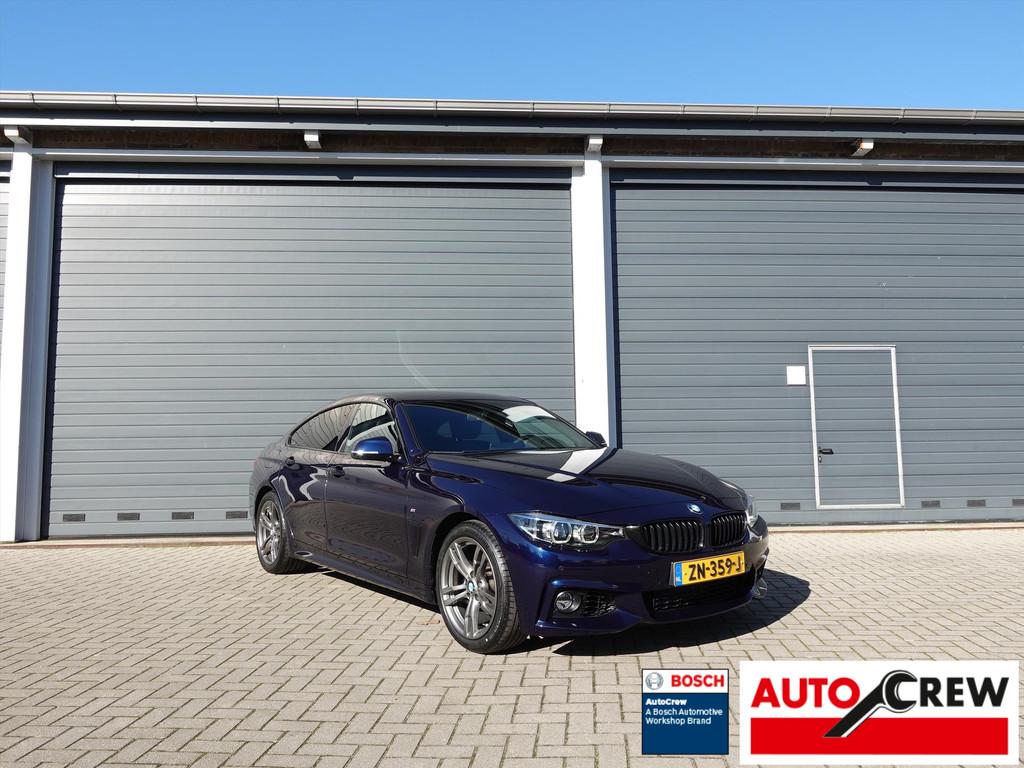 BMW 4-Serie Gran Coupé (f36) 418i AUT M Sport High Executiv, Automaat, Gebruikt, Blauw, Bedrijf