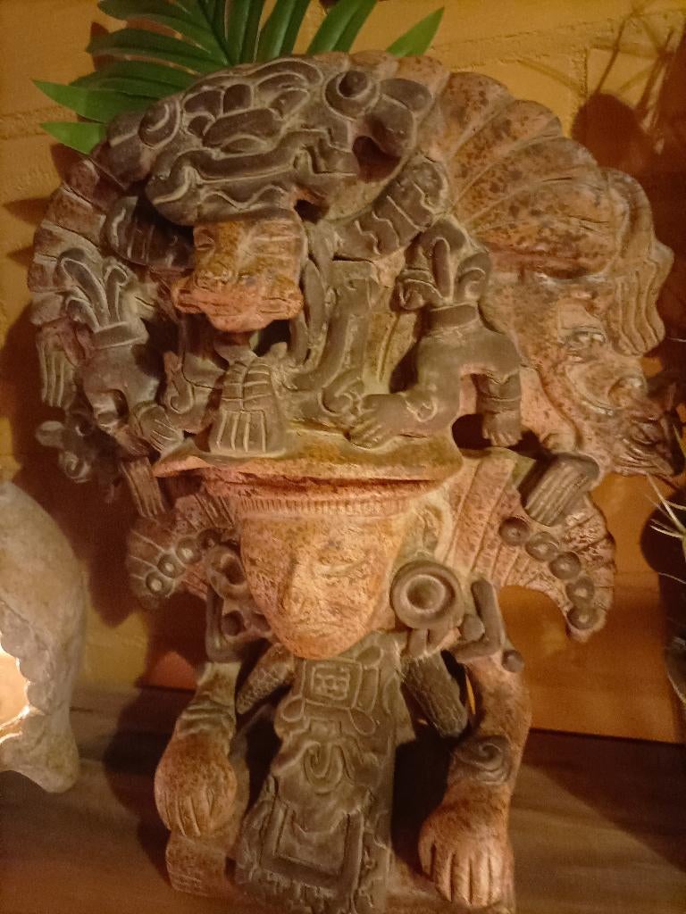Mexicaans beeld Azteken Maya, Ophalen of Verzenden, Zo goed als nieuw