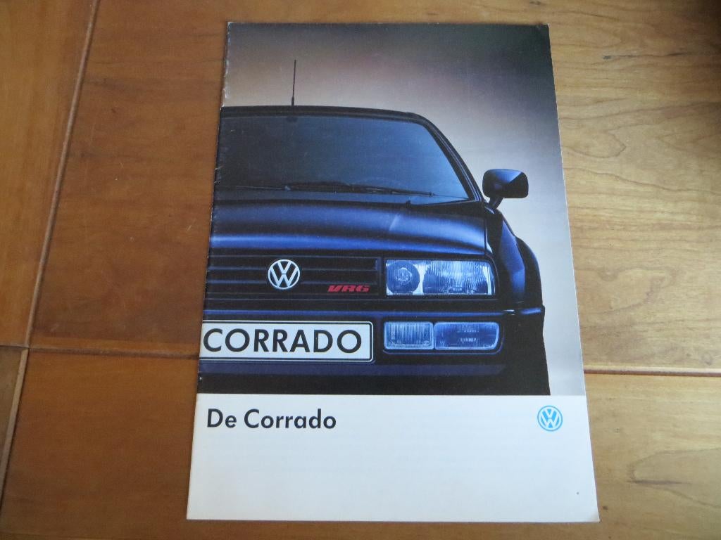 Folder Volkswagen Corrado 1.8 16V, VW Corrado VR6 1991, Volkswagen, Ophalen of Verzenden, Zo goed als nieuw, Volkswagen