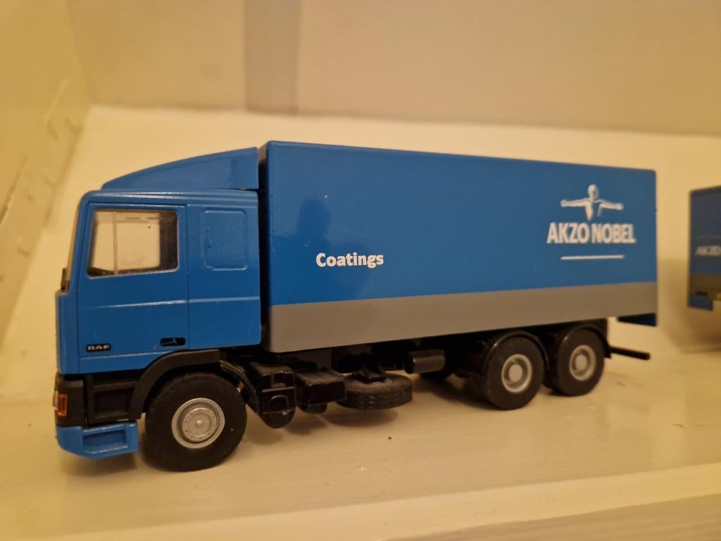 DAF 95 AkzoNobel vrachtwagen schaalmodel 1:50, Ophalen of Verzenden, Gebruikt, Bus of Vrachtwagen, Overige merken