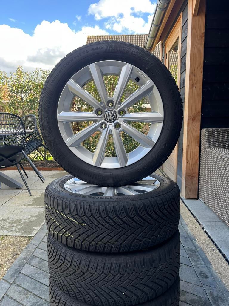 Volkswagen Polo 16 Inch orgineel 5X100, Ophalen, Gebruikt, Velg(en), 16 inch