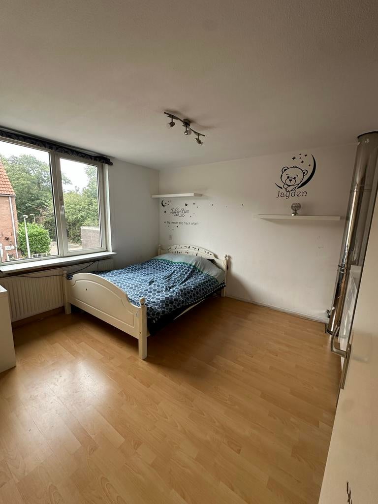 Houten bed, Ophalen, Gebruikt, 90 cm, Eenpersoons