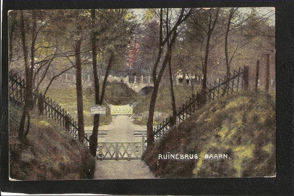 Baarn, Ruïnebrug, Ophalen of Verzenden, Voor 1920, Gelopen, Utrecht