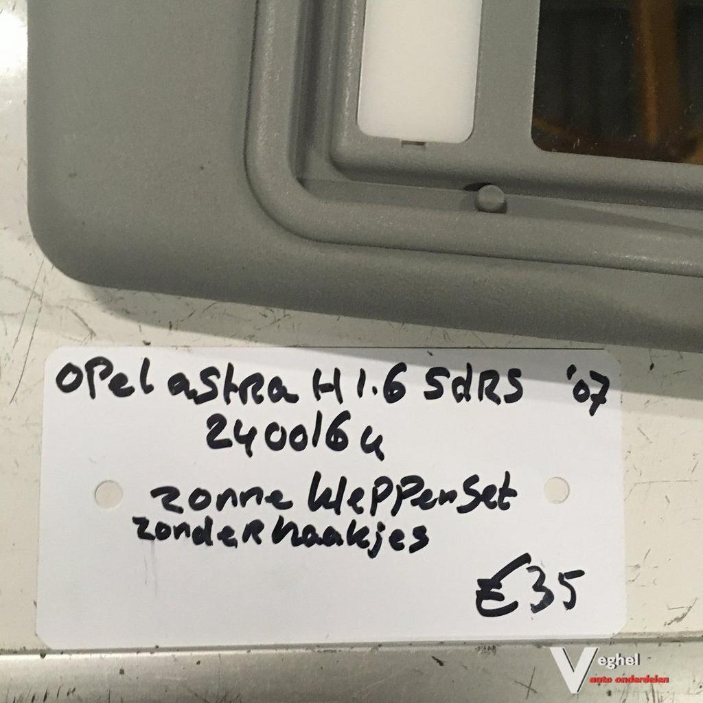 Opel Astra H 1.6 5drs 2007 Wagennr 240064   Zonnekleppen, Gebruikt, -, -, Ophalen of Verzenden