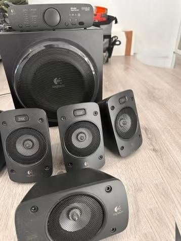 speakerset logitech z 906, Overige merken, Ophalen of Verzenden, Zo goed als nieuw, Complete surroundset