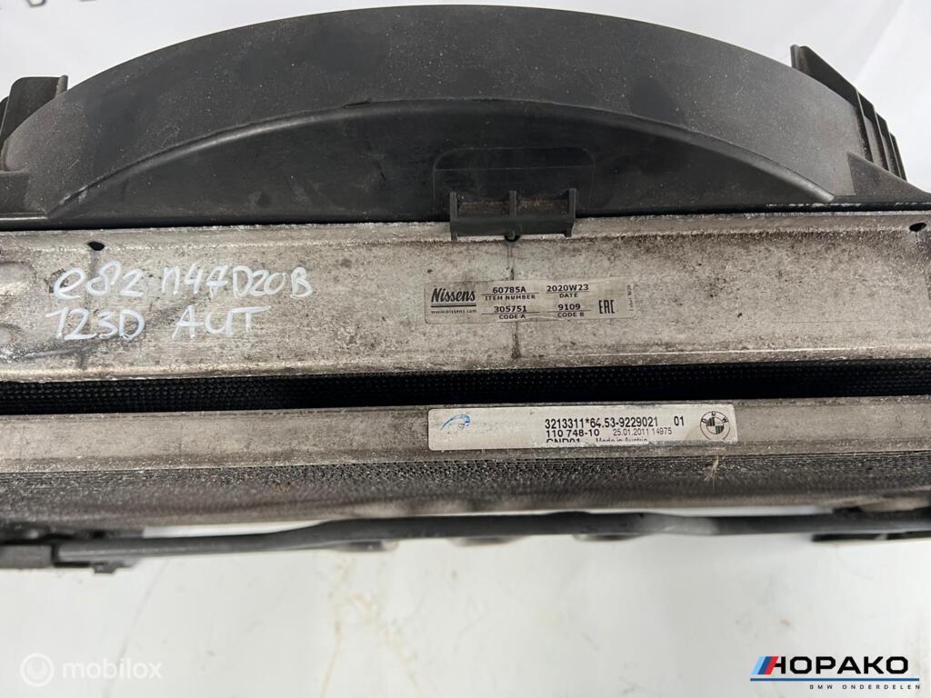 Koelerpakket 9229021 - BMW 1 serie 123D automaat, Auto-onderdelen, Gebruikt, Einsteinlaan 5 rijswijk, Bmw, Ophalen of Verzenden