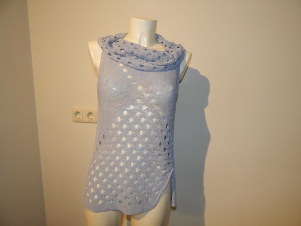 Sarah Pacini super aparte top breisel open gewerkt vintage M