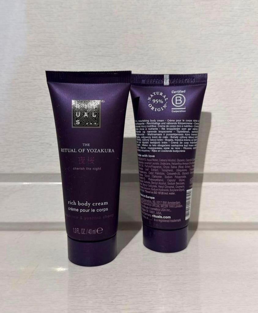 creme rituals yozakura, Ophalen of Verzenden, Nieuw, Bodylotion, Crème of Olie