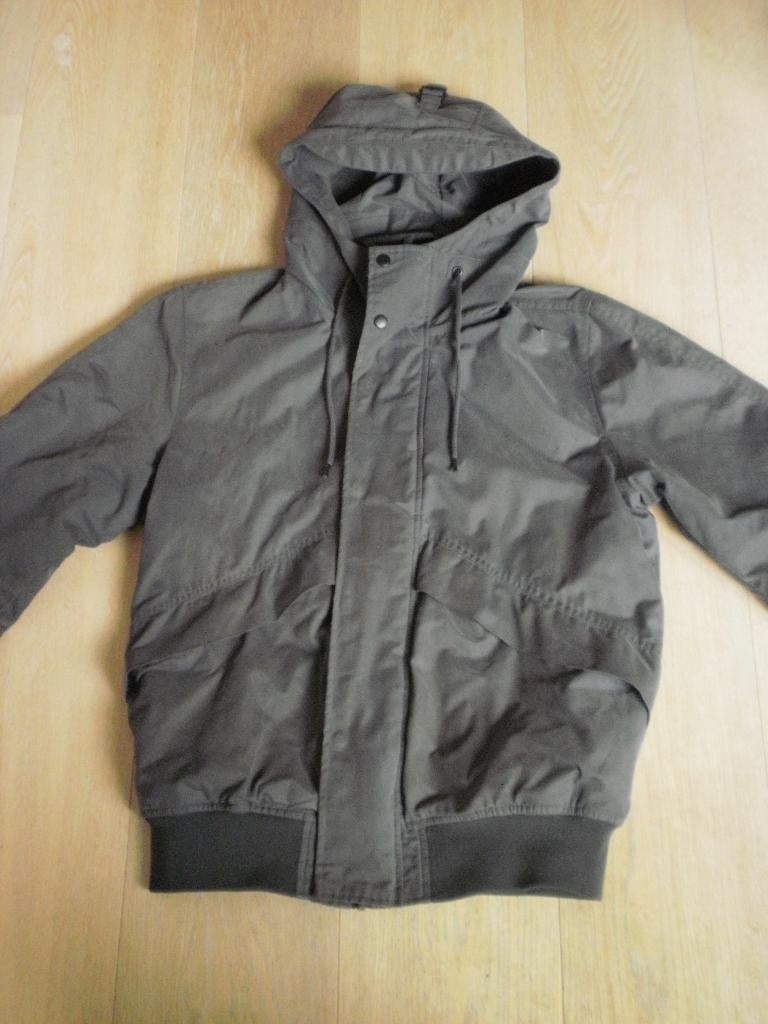 Jas jack capuchon H&M grijs maat M, Maat 48/50 (M), Ophalen of Verzenden, Zo goed als nieuw, Grijs