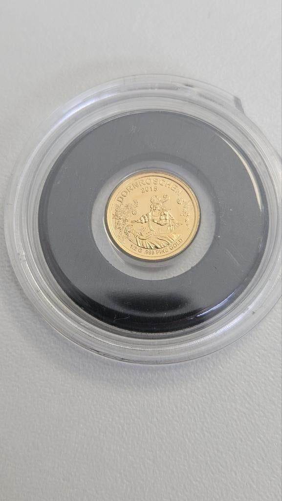 0.5gram 999.9 goud doornroosje, Ophalen of Verzenden, Goud