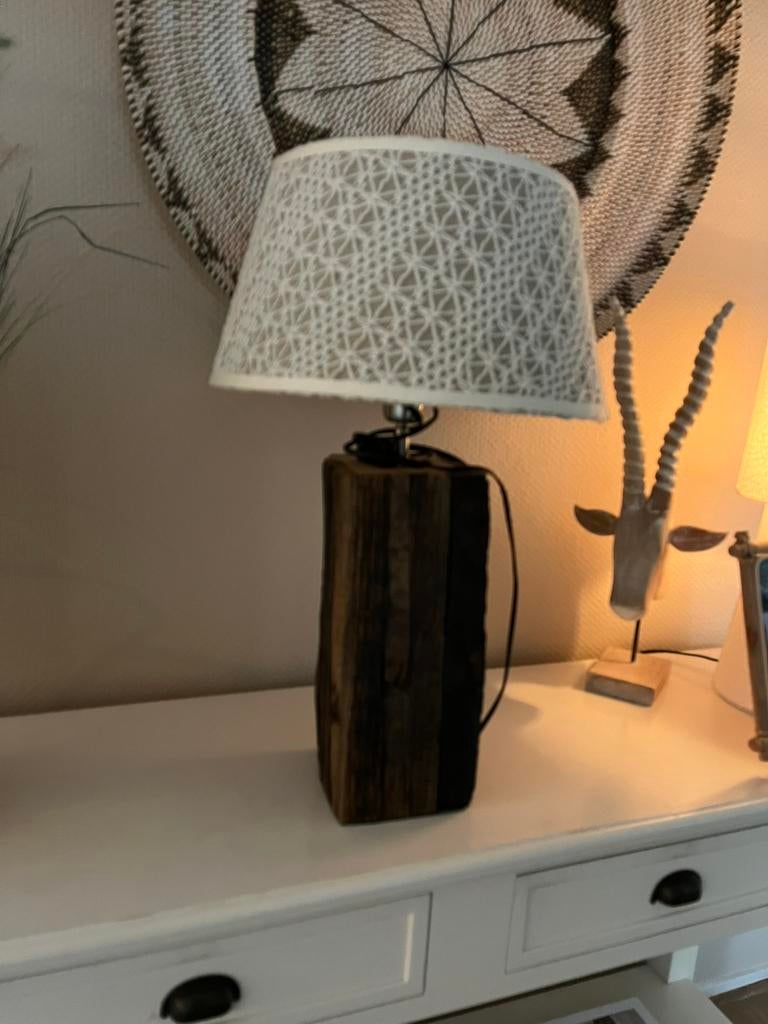 Landelijke lamp, Ophalen of Verzenden, Zo goed als nieuw, Minder dan 50 cm
