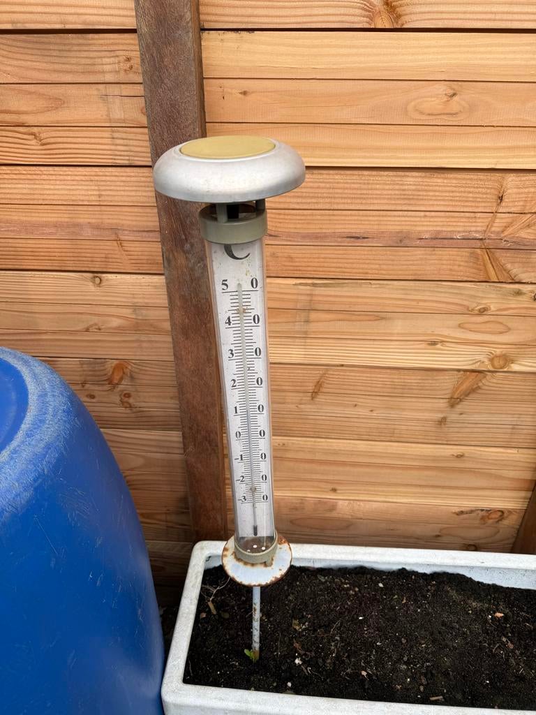 Buiten thermometer 70 cm, Ophalen of Verzenden, Gebruikt, Weerstation