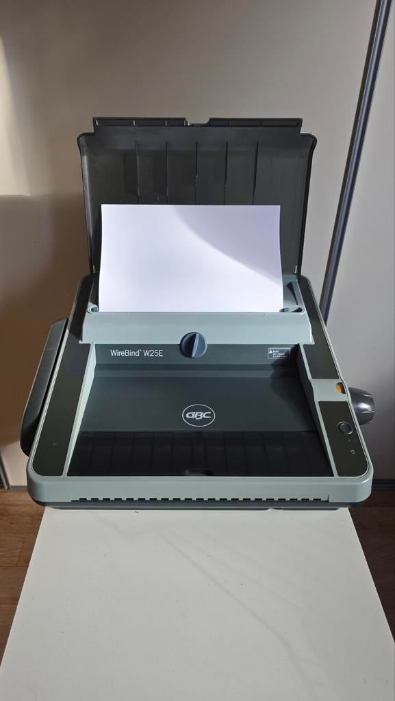 Wirebind W25E Elektrische Bindmachine met Wire Ringbanden, Diversen, Ophalen of Verzenden, Gebruikt