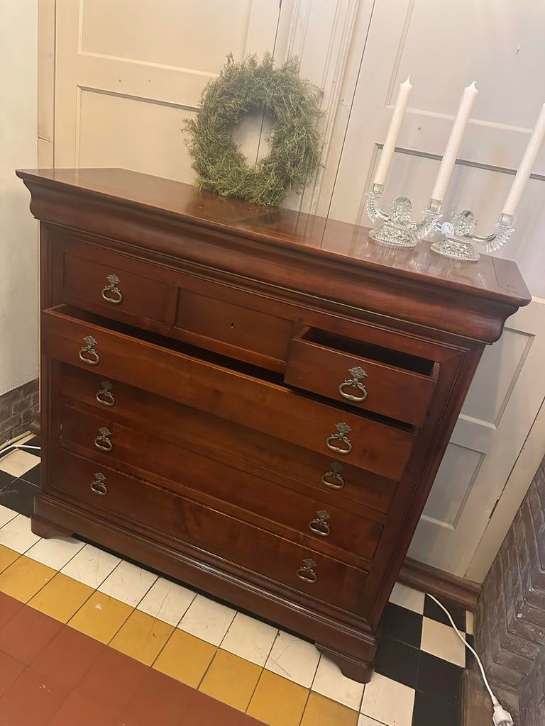 Prachtige antieke landelijke engelse ladekast chiffoniere, Ophalen