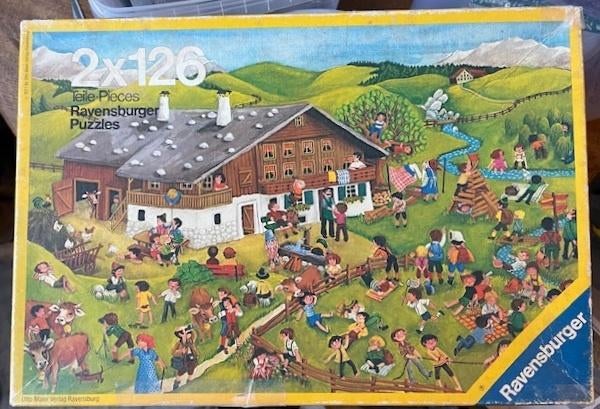 Twee hele leuke legpuzzels (kind?) zie foto's, Ophalen of Verzenden, 500 t/m 1500 stukjes, Zo goed als nieuw