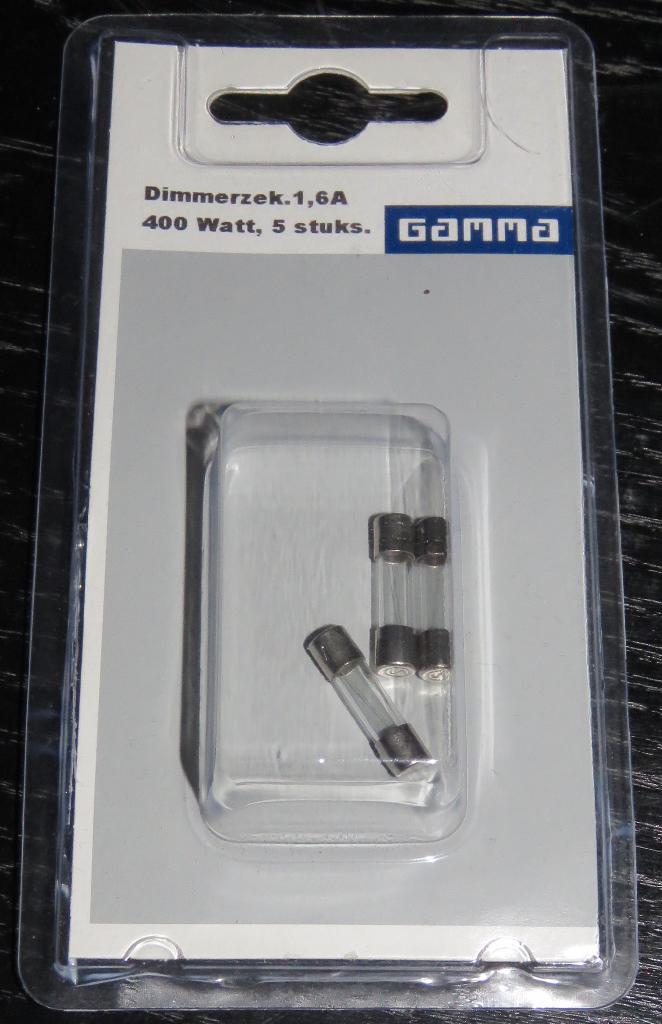 Dimmerzekeringen 1.6A, Ophalen of Verzenden, Nieuw