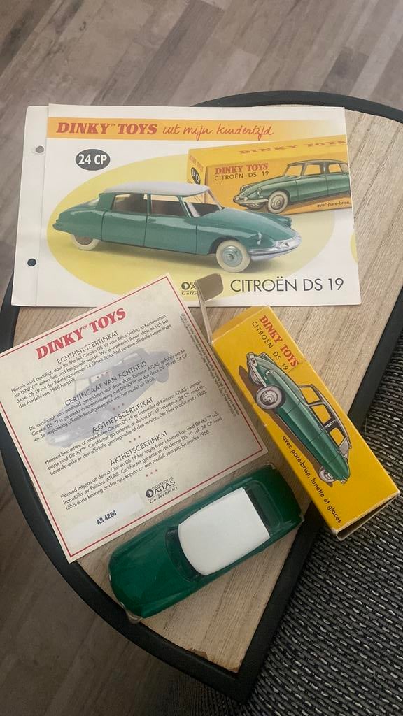 Dinky Toys Citroen DS19 Met Certificaat van echtheid, Ophalen of Verzenden, Nieuw, Auto